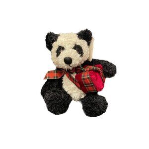 DanDee Collector’s Choice NWT Black White 9 inch Panda Wrapped Gift Plush Bear